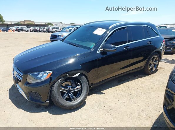 WDC0G4KB3JV033560 2018 MERCEDES-BENZ GLC 300 Черный Передняя левая четверть