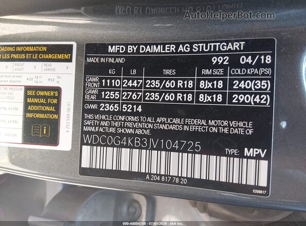 WDC0G4KB3JV104725 2018 MERCEDES-BENZ GLC 300 Teal Вид підкапотного простору