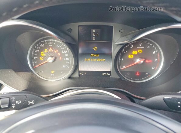 WDC0G4KB3KV121994 2019 MERCEDES-BENZ GLC-CLASS Черный Вид щитка приборов