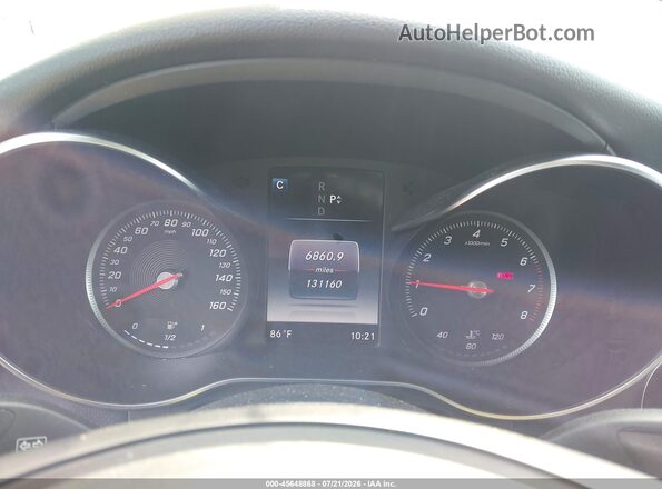 WDC0G4KB4GF099053 2016 MERCEDES-BENZ GLC 300 White Vista de los asientos traseros