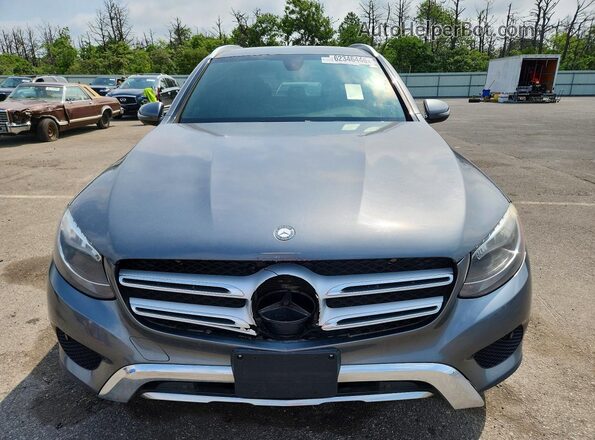 WDC0G4KB4HF156854 2017 MERCEDES-BENZ GLC-CLASS Gray Front view