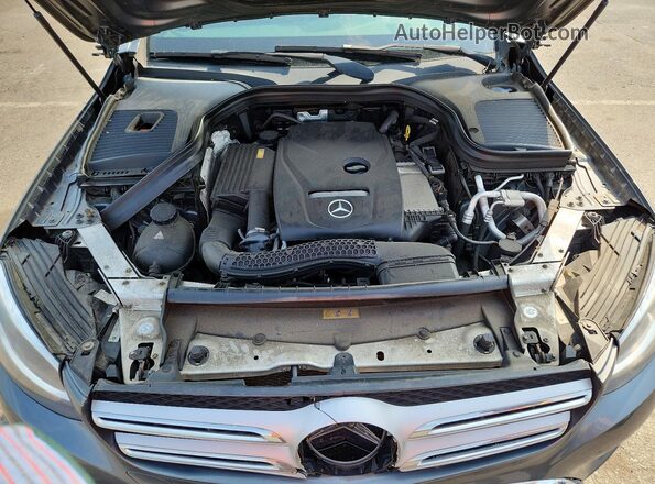 WDC0G4KB4HF156854 2017 MERCEDES-BENZ GLC-CLASS Gray Engine compartment view
