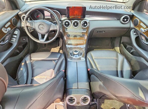 WDC0G4KB4HF156854 2017 MERCEDES-BENZ GLC-CLASS Gray Dashboard view