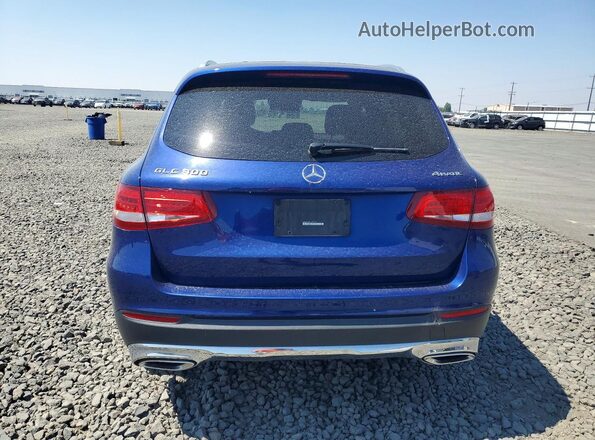 WDC0G4KB4JV072125 2018 MERCEDES-BENZ GLC-CLASS Blue Вид ззаду