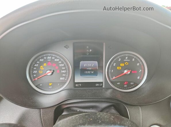 WDC0G4KB5GF022790 2016 MERCEDES-BENZ GLC-CLASS Белый Вид щитка приборов