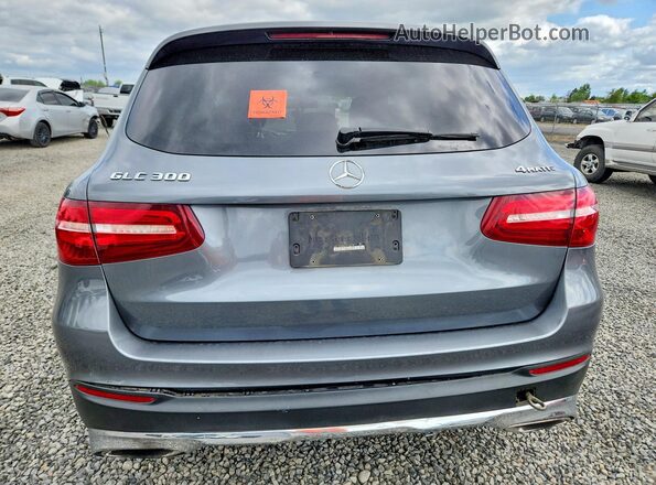WDC0G4KB5JV015366 2018 MERCEDES-BENZ GLC-CLASS Gray Вид ззаду