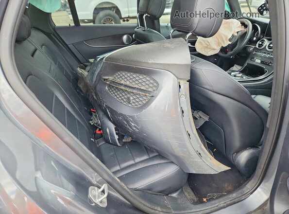 WDC0G4KB5JV015366 2018 MERCEDES-BENZ GLC-CLASS Gray Вид задньої частини салону