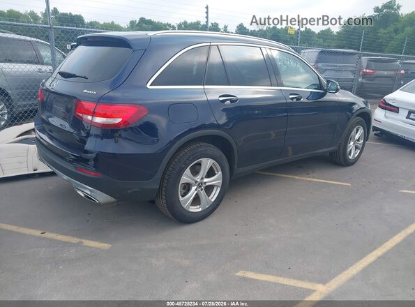 WDC0G4KB5JV067306 2018 MERCEDES-BENZ GLC 300 Синий Задняя правая четверть