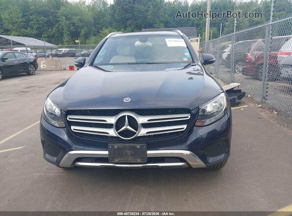 WDC0G4KB5JV067306 2018 MERCEDES-BENZ GLC 300 Синий Вид задней части салона