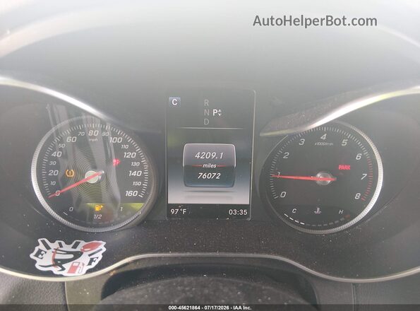 WDC0G4KB5KF664922 2019 MERCEDES-BENZ GLC 300 White Widok tylnych siedzeń