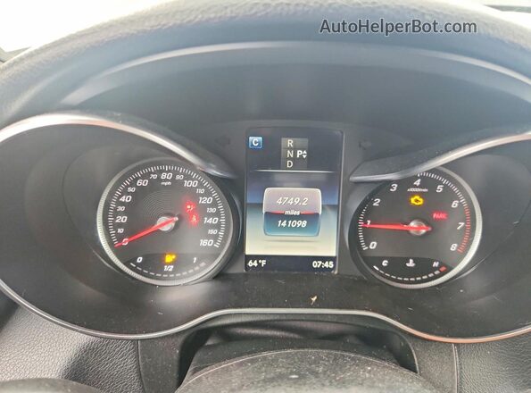 WDC0G4KB5KV160697 2019 MERCEDES-BENZ GLC-CLASS Черный Вид щитка приборов