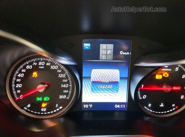 WDC0G4KB5KV178164 2019 MERCEDES-BENZ GLC-CLASS Black Widok zestawu wskaźników