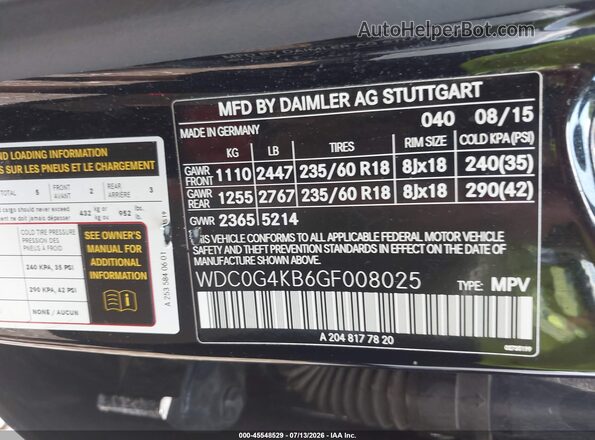 WDC0G4KB6GF008025 2016 MERCEDES-BENZ GLC 300 Black Вид підкапотного простору