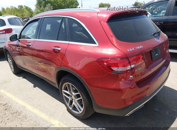 WDC0G4KB6GF017209 2016 MERCEDES-BENZ GLC 300 Красный Задняя левая четверть