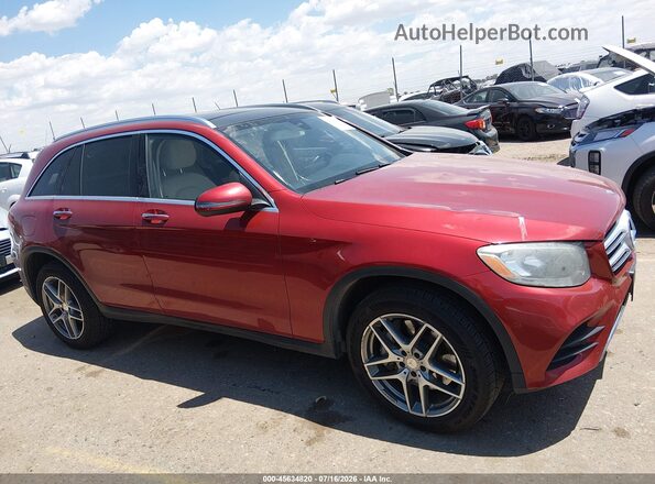 WDC0G4KB6GF017209 2016 MERCEDES-BENZ GLC 300 Красный Вид задней части салона