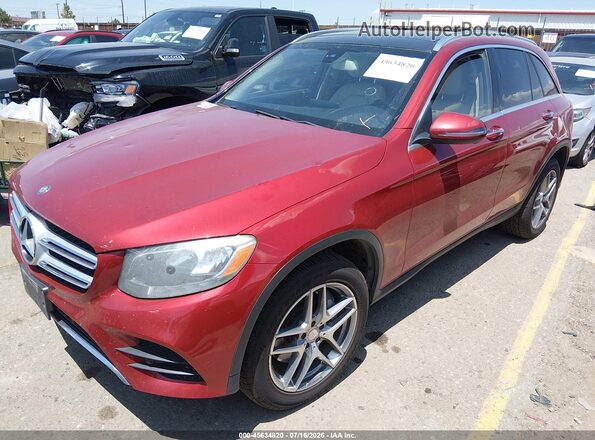 WDC0G4KB6GF017209 2016 MERCEDES-BENZ GLC 300 Красный Передняя левая четверть
