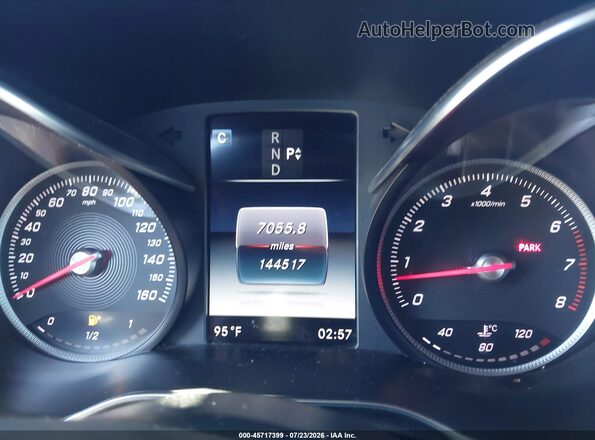 WDC0G4KB6HV011661 2017 MERCEDES-BENZ GLC 300 Серый Вид задних сидений