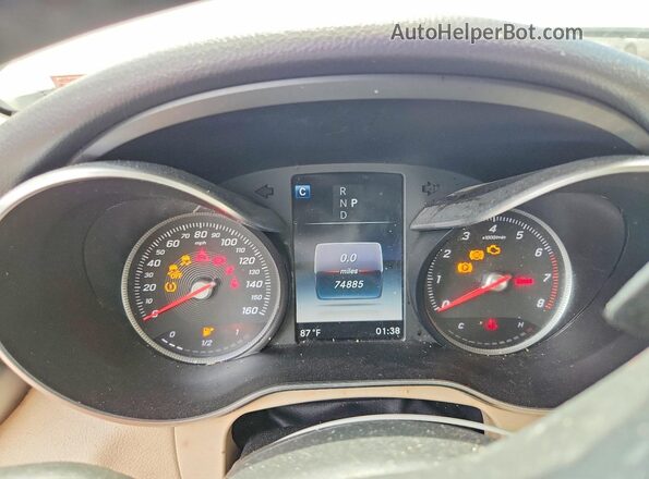WDC0G4KB6JV057299 2018 MERCEDES-BENZ GLC-CLASS White Vista del cuadro de instrumentos