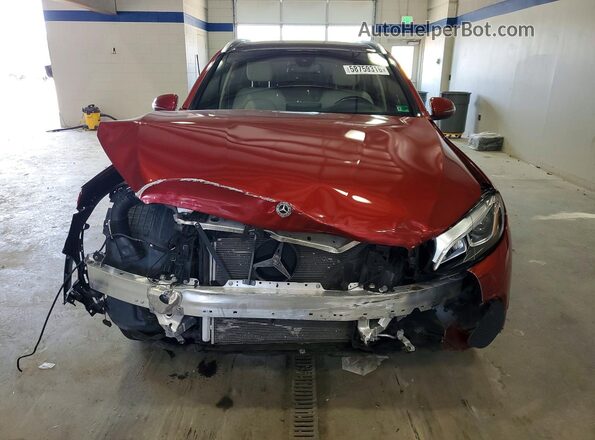 WDC0G4KB6JV092182 2018 MERCEDES-BENZ GLC-CLASS Burgundy Front view