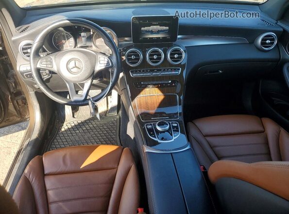 WDC0G4KB6JV109059 2018 MERCEDES-BENZ GLC-CLASS Brown წინა პანელის ხედი
