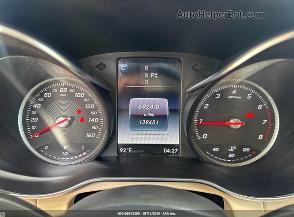 WDC0G4KB7HF242188 2017 MERCEDES-BENZ GLC-CLASS White Հետևի նստատեղերի տեսք