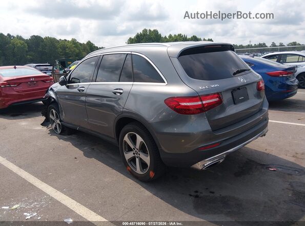 WDC0G4KB7HV005514 2017 MERCEDES-BENZ GLC 300 Gray Trasero izquierdo