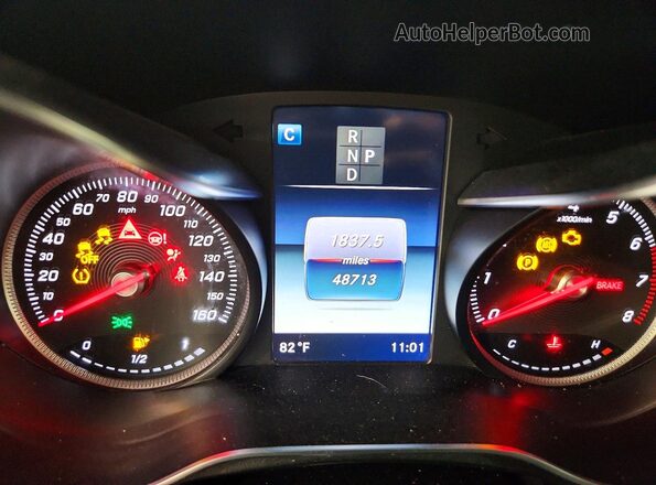 WDC0G4KB7JV113590 2018 MERCEDES-BENZ GLC-CLASS Black Widok zestawu wskaźników