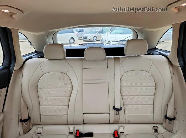 WDC0G4KB7KV119438 2019 MERCEDES-BENZ GLC-CLASS Black Rear seats view