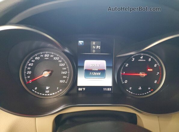 WDC0G4KB7KV123683 2019 MERCEDES-BENZ GLC-CLASS Blue ხელსაწყოთა პანელის ხედი