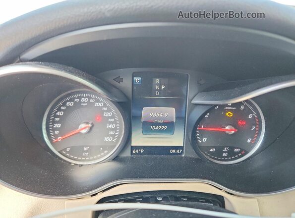 WDC0G4KB8HF139250 2017 MERCEDES-BENZ GLC-CLASS White Vista del cuadro de instrumentos