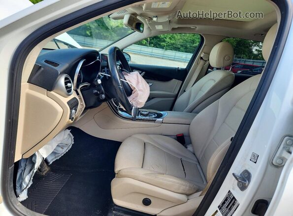 WDC0G4KB8HF139250 2017 MERCEDES-BENZ GLC-CLASS White Vista interior delantera