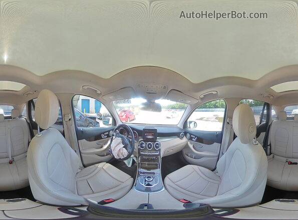 WDC0G4KB8HF139250 2017 MERCEDES-BENZ GLC-CLASS White Vista interior de 360 grados