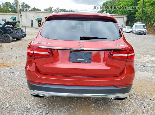 WDC0G4KB8HF259808 2017 MERCEDES-BENZ GLC-CLASS Red Widok z tyłu