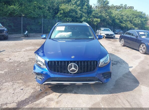 WDC0G4KB8JV051567 2018 MERCEDES-BENZ GLC 300 Blue ხელსაწყოთა პანელის ხედი