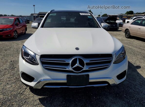 WDC0G4KB8JV076114 2018 MERCEDES-BENZ GLC-CLASS White Front view