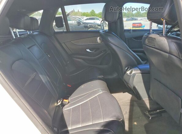 WDC0G4KB8JV076114 2018 MERCEDES-BENZ GLC-CLASS White Rear seats view