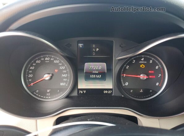 WDC0G4KB8JV077134 2018 MERCEDES-BENZ GLC-CLASS Белый Вид щитка приборов