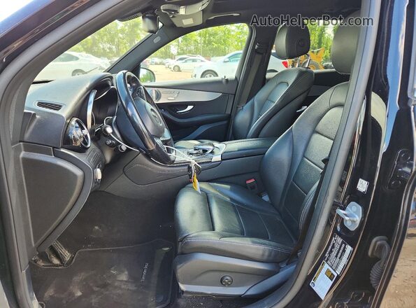 WDC0G4KB8KF666177 2019 MERCEDES-BENZ GLC-CLASS Black Вид салону спереду