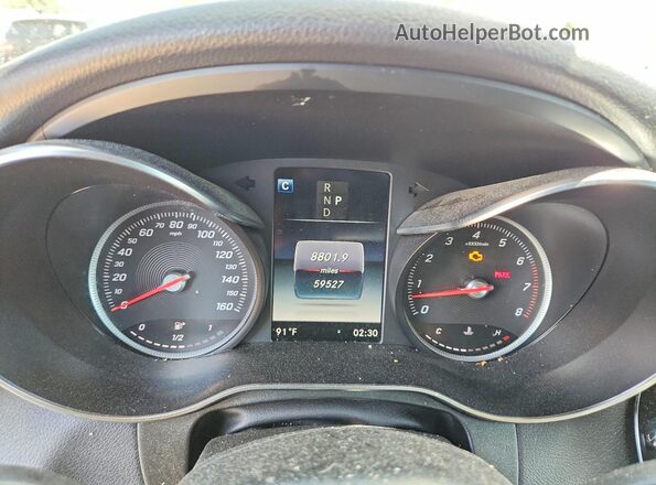 WDC0G4KB8KF666177 2019 MERCEDES-BENZ GLC-CLASS Black Вид щитка приладів