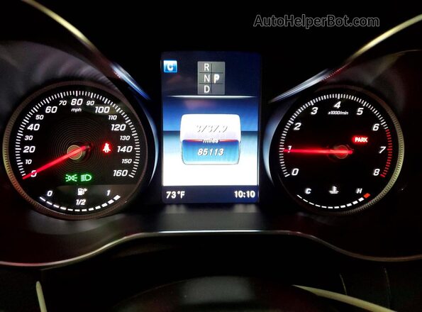 WDC0G4KB8KV174089 2019 MERCEDES-BENZ GLC-CLASS Черный Вид щитка приборов