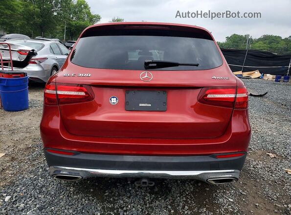 WDC0G4KB9HF143632 2017 MERCEDES-BENZ GLC-CLASS Red უკანა ხედი