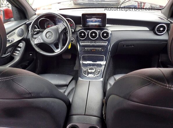 WDC0G4KB9HF143632 2017 MERCEDES-BENZ GLC-CLASS Red წინა პანელის ხედი