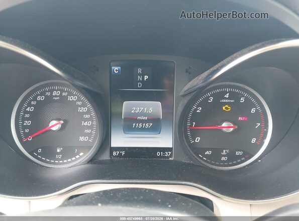 WDC0G4KB9HF221083 2017 MERCEDES-BENZ GLC 300 Blue Widok tylnych siedzeń