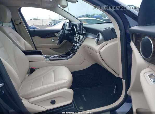WDC0G4KB9HF221083 2017 MERCEDES-BENZ GLC 300 Blue Widok wnętrza z przodu