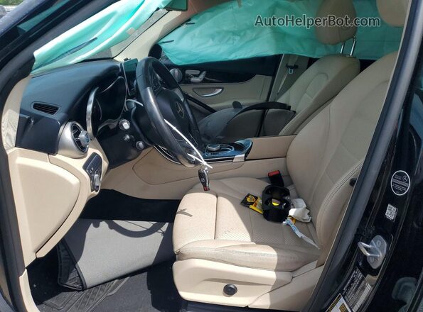 WDC0G4KB9JV028623 2018 MERCEDES-BENZ GLC-CLASS Black Widok wnętrza z przodu