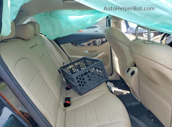 WDC0G4KB9JV028623 2018 MERCEDES-BENZ GLC-CLASS Black Widok wnętrza z tyłu