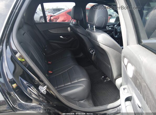 WDC0G4KB9JV071715 2018 MERCEDES-BENZ GLC 300 Black Widok naklejki z numerem VIN