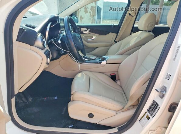 WDC0G4KB9JV084321 2018 MERCEDES-BENZ GLC-CLASS White Вид салону спереду