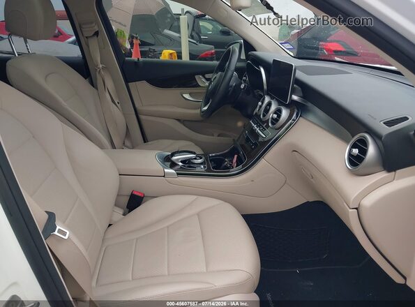 WDC0G4KB9JV108360 2018 MERCEDES-BENZ GLC 300 White წინა სალონის ხედი