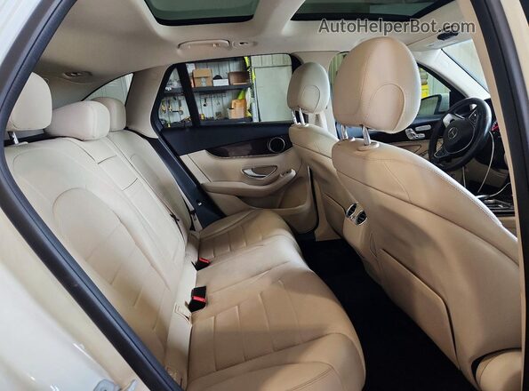 WDC0G4KBXGF055493 2016 MERCEDES-BENZ GLC-CLASS White უკანა სავარძლების ხედი